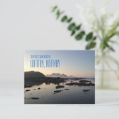 Salutations des îles Lofoten, Norvège carte photo (Debout devant)