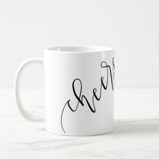 Salutations - Design de calligraphie - Mug (Gauche)
