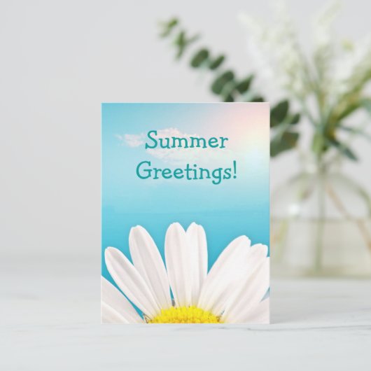 Salutations d'été ! Carte postale (Debout devant)