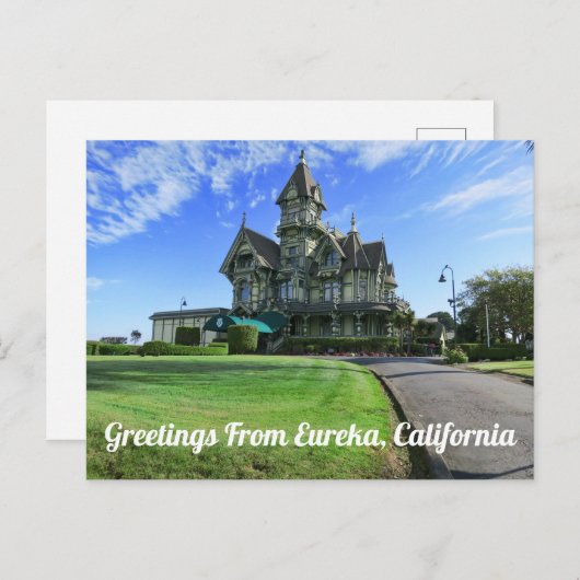 Salutations d'Eureka, Carte postale (Devant / Derrière)