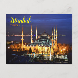 Salutations d'Istanbul Turquie Carte postale  