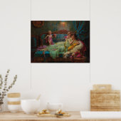 Salutations douces par Hans Zatzka - poster (Cuisine)