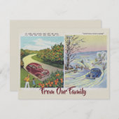 Salutations Drôle De La Carte Florida (Devant / Derrière)