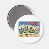 Salutations Du Texas Magnet (Recto/Verso)