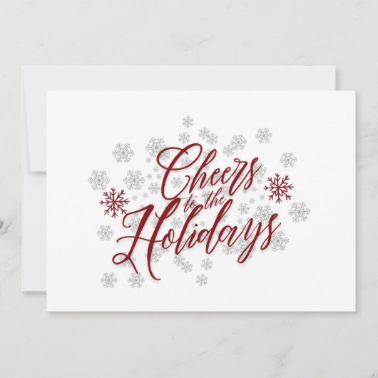 Salutations - Elégante carte de Noël (Devant)