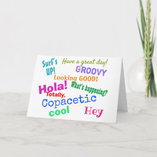 Salutations en Californie ! Carte