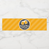 Salutations et bières à 30 ans Étiquettes de boute (Étiquettes simples)