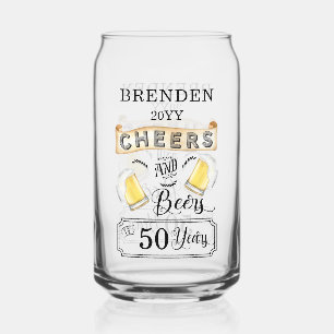 Salutations et bières à 50 ans Anniversaire