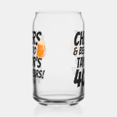 Salutations et bières Anniversaire personnalisé (Gauche)