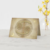 Salutations et cartes pour notes de Cancer de (Fleur jaune)