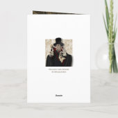 Salutations et cartes pour notes traditionnels de (Dos)