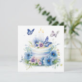 Salutations florales : Carte d'anniversaire du Jar (Debout devant)