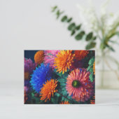 Salutations florissantes : Carte postale Design Fl (Debout devant)