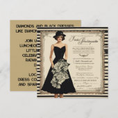 Salutations LBD stylées : Une carte pour n'importe (Devant / Derrière)