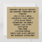 Salutations LBD stylées : Une carte pour n'importe (Dos)