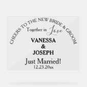 Salutations Mariée Mariée Mariée Noms Noirs Clair (Recto)