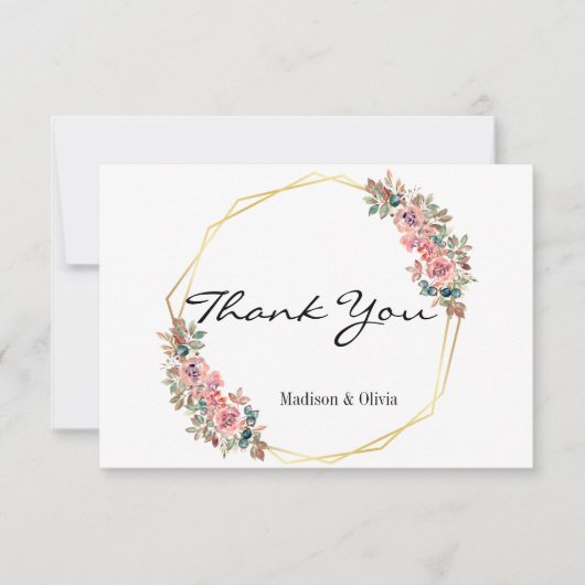 Salutations Merci Cartes (Devant)