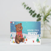 Salutations par carte postale (Debout devant)