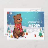 Salutations par carte postale (Devant / Derrière)