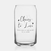 Salutations Pour Aimer Moderne Minimal Mariage Coe (Verso)
