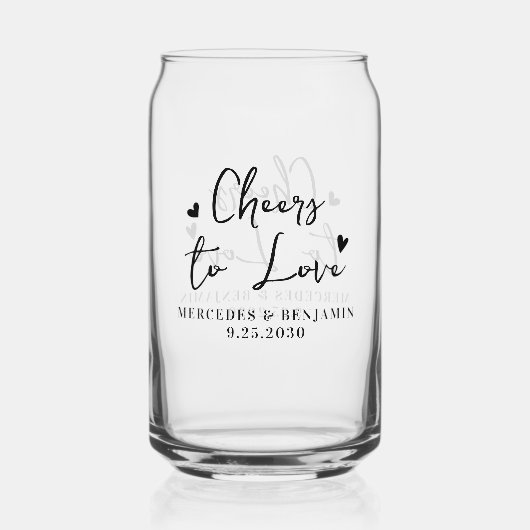 Salutations Pour Aimer Moderne Minimal Mariage Coe (Verso)