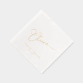 Salutations Script minimal Mariage personnalisé Él (Droite)