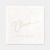 Salutations Script minimal Mariage personnalisé Él (Recto)