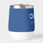 Salutations Super de Typographie Bleue Noms Mariag (Avant)