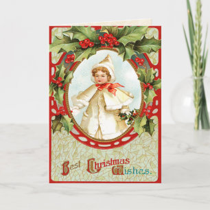 Salutations vintages, Carte de Noël