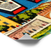 Salutations vintages de Vérone Poster (Coin)