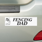 Saluut, FENCING DAD Bumpersticker (Op auto)