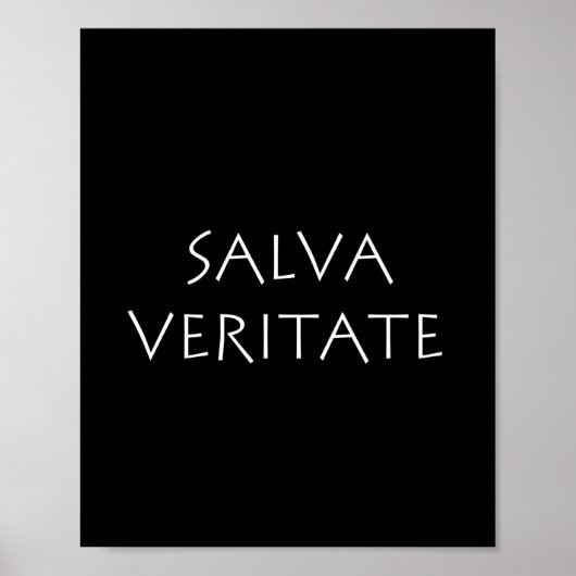 Salva veritate poster (Voorkant)