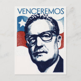 Salvador Allende - Venceremos Briefkaart