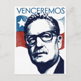 Salvador Allende - Venceremos Briefkaart