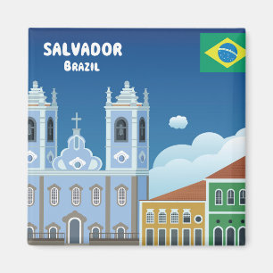 Salvador Brazilië Magneet