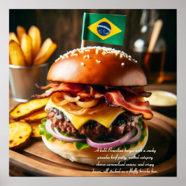 Salvador Samba Burger Sensation Poster
