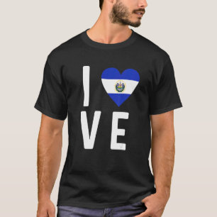 Salvadoran Flag DNA El Salvador Salvadoreña Guanac T-shirt