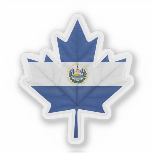 Salvadorees-Canadees Sticker (Voorkant)