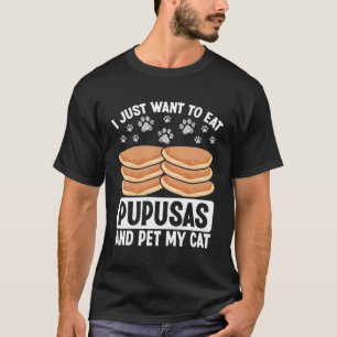 Salvadoreno Papusa Salvadoriaanse foodie Pupusas E T-shirt