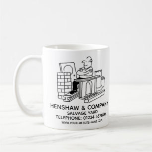 Salvage Yard Business Promotion Café Mug