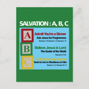 Salvatie ABC Briefkaart
