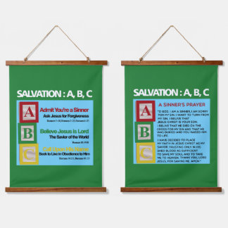 Salvatie ABC Hangend Wandkleed
