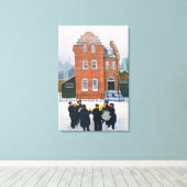 Salvation Army Band Canvas Afdruk (Insitu (Houten vloer))