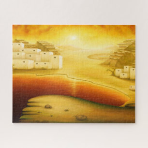 "Salvation" - Midden-Oosten, Orient Sunset Paintin Legpuzzel
