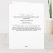 Salvator Mundi 1500 Leonardo da Vinci Kaart (Achterkant)