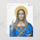 Salvator Mundi Briefkaart (Voorkant / Achterkant)