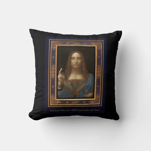 SALVATOR MUNDI ... Coussin décoratif (Recto)