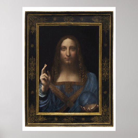 Salvator Mundi Fine Art Poster Print (Voorkant)