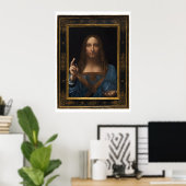 Salvator Mundi Fine Art Poster Print (Thuiskantoor)