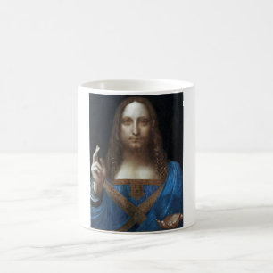 Salvator Mundi, Jezus Christus, Leonardo da Vinci Koffiemok